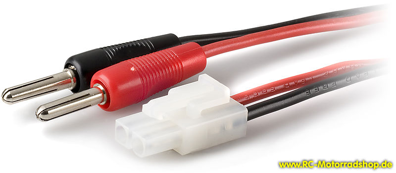 181000020: Ladekabel Tamiya-Stecker <=> 4mm Banane 181000020
