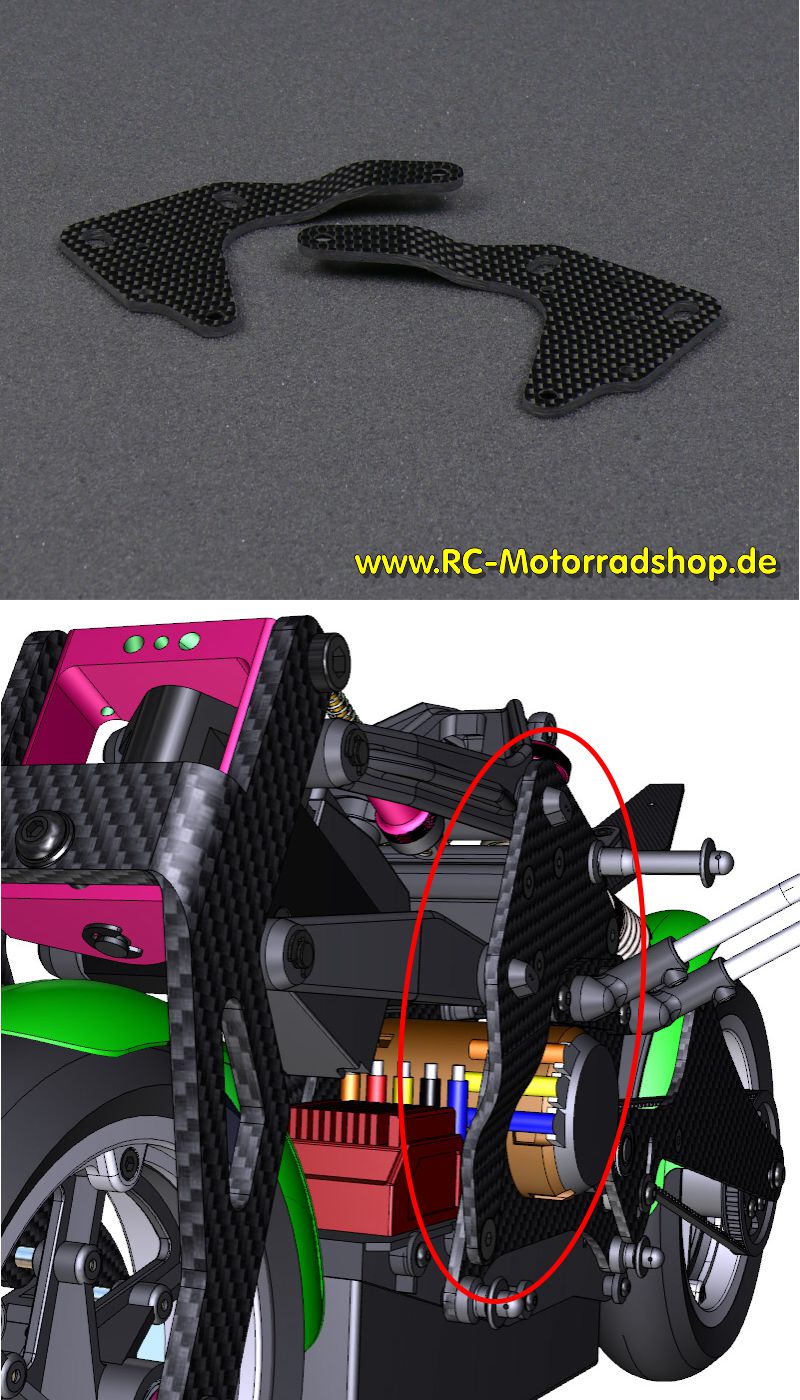 53020200: LIGHTSCALE Upgrade Carbon Seitenteile schmal für SB-5 53020200