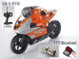 6574-F073: Thunder Tiger SB-5 RTR rot/orange (17T brushed) 6574-F073