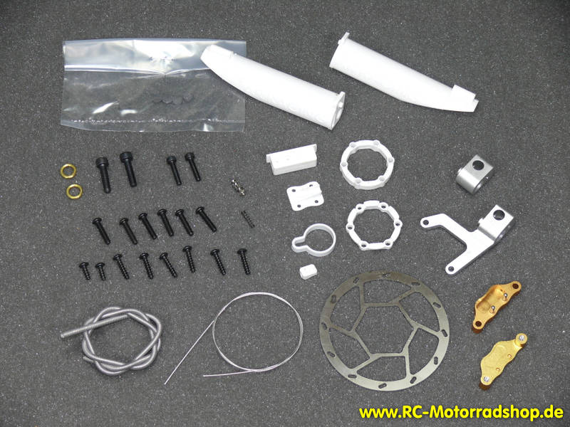 AR-X162: Scheibenbremse vorne für 1:4 Motorradmodelle von AR-Racing AR-X162