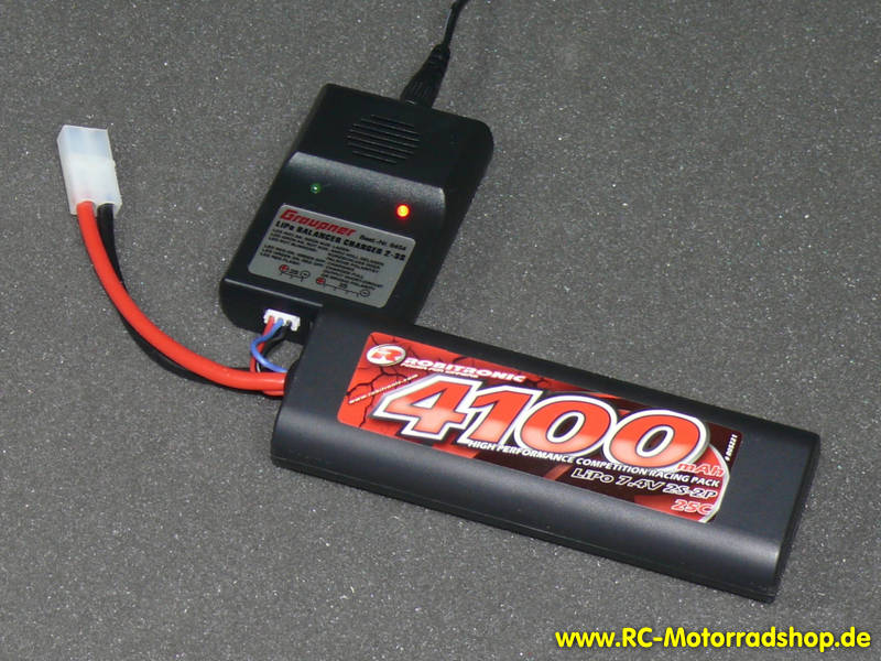 ELS-01: Easy-LiPo-Set bestehend aus Ladegerät + LiPo Stick-Akku ELS-01
