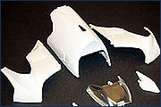 GP-61: Seitenverkleidung unten SUZUKI Kyosho 1:8 Hang' on GP-61