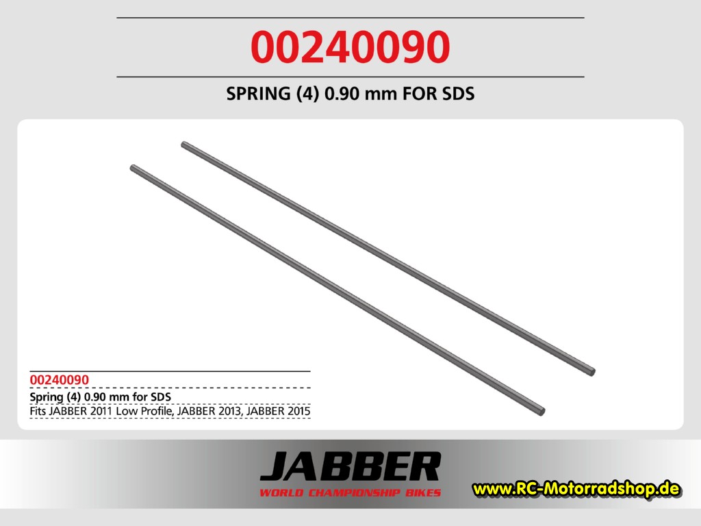 00240090: Stabfeder (4) 0.90mm, 80mm lang SDS 2.0 00240090
