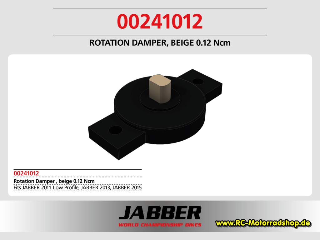 00241012: Rotationsdämpfer Beige 0.12 Ncm SDS 2.0 00241012