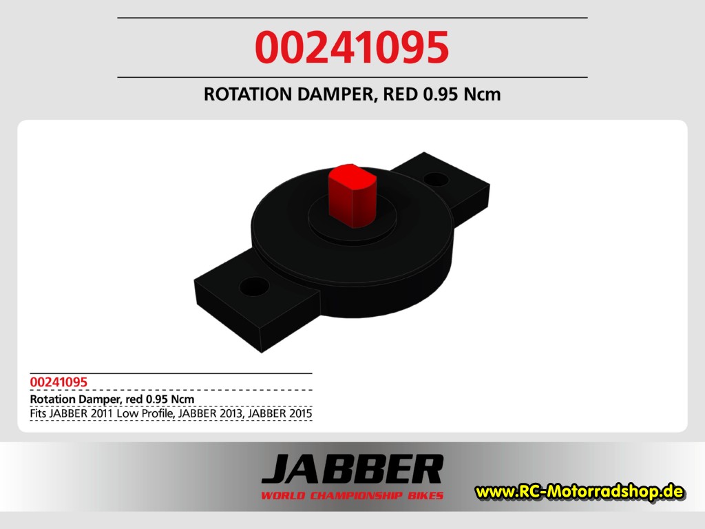 00241095: Rotationsdämpfer Rot 0.95 Ncm SDS 2.0 00241095