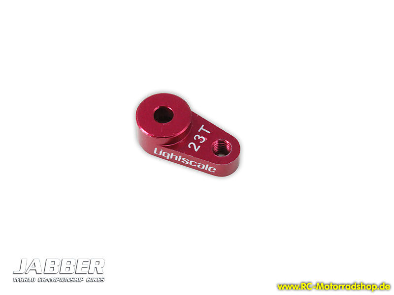 00310023: LIGHTSCALE Alu Servohebel 10mm einarmig 23Z (Ko, JR, Sanwa, Airtronics) 00310023