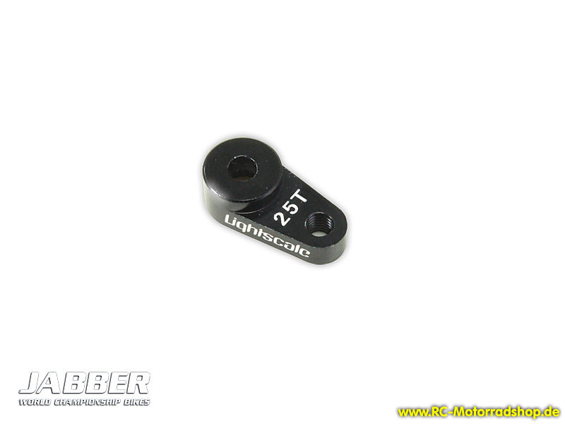 00310025: LIGHTSCALE Alu Servohebel 10mm einarmig 25Z (Futaba, Savöx, Thunder Tiger) 00310025