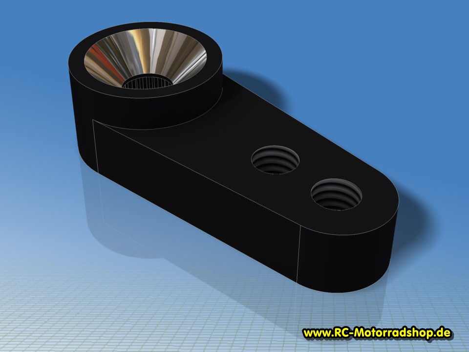 00310030: Alu Servohebel 10mm / 14mm einarmig 25Z (Futaba, Savöx, KST) für JABBER 00310030