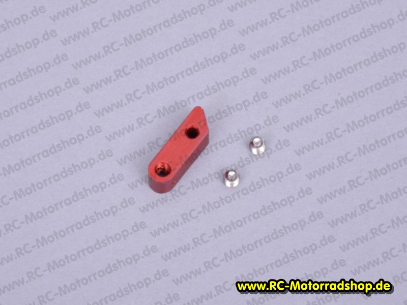 01001002N: Bremshebel für Scheibenbremse (Ergal, rot eloxiert) RG Evolution 01001002N