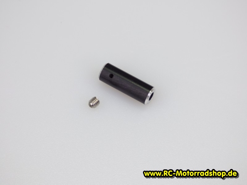 01001007.1: (Brems-) Seilzughalter (lang) Alu schwarz für Nitro Bike 01001007.1