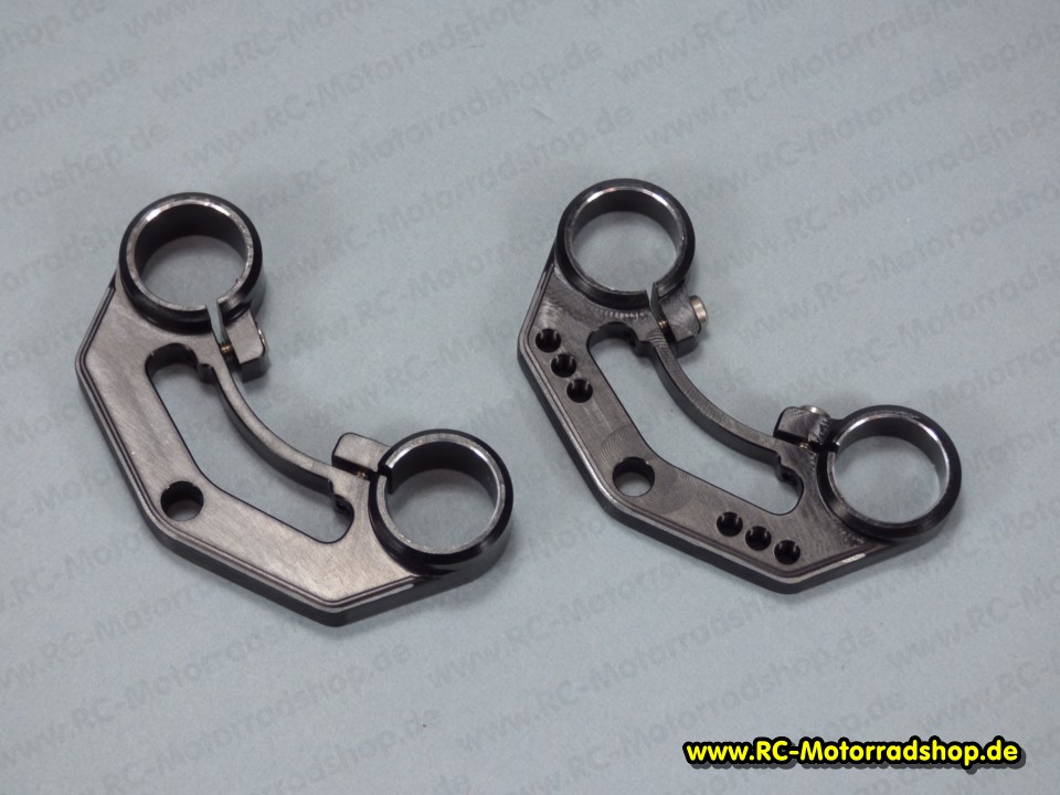 01004040: Satz Gabelbrücken ULTRALIGHT Alu schwarz (Mode 2) - lange Ausführung - für BK-Serie / EVO X 01004040