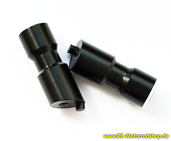 03001052.2BK: RG Sturzbügelhalter (2) geneigt (20°), schwarz, 5,5mm ID für BK-Serie 03001052.2BK