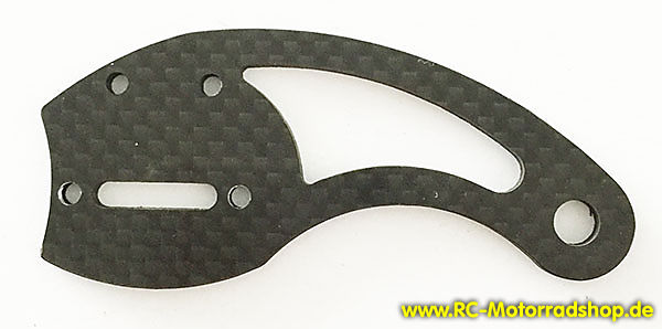 07001005.M: Kohlefaserschwinge Medium (1) RG BK-Serie (BK1R / BK2R / EVO 5 Lipo) - ohne Riemenspanner 07001005.M