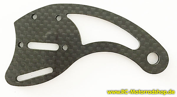07001005.TM: Kohlefaserschwinge Medium (1) RG BK-Serie (BK1R / BK2R / EVO 5 Lipo) - mit Riemenspanner 07001005.TM