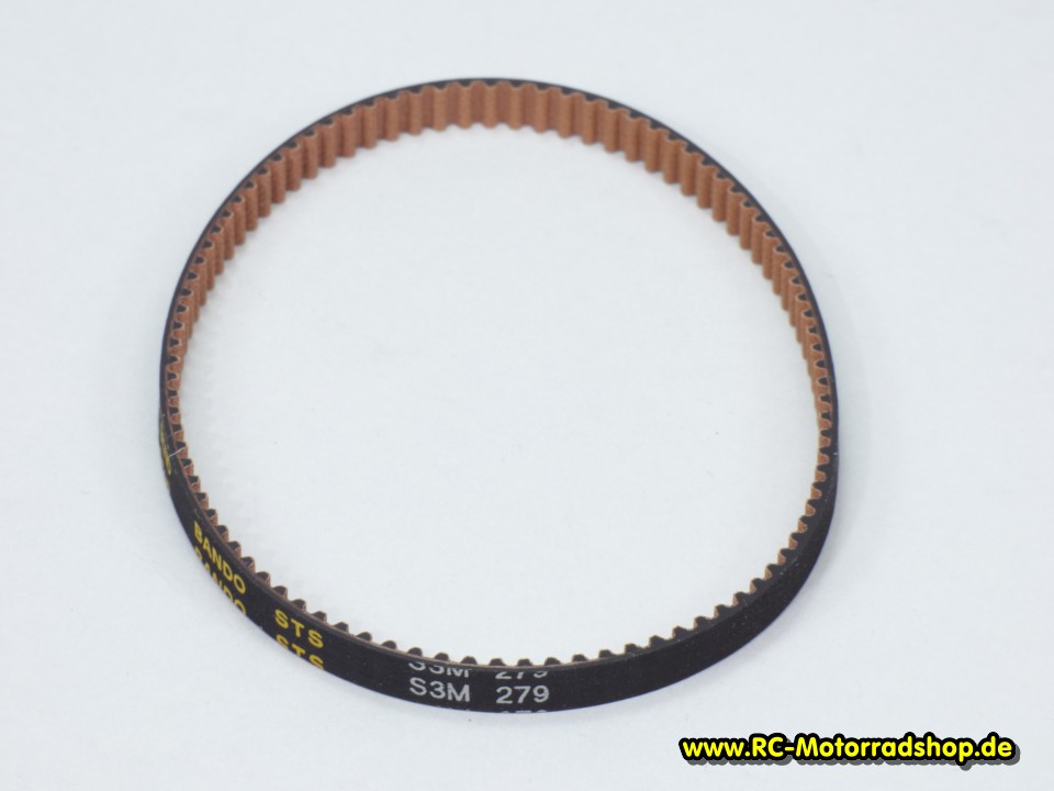 130500279060: Zahnriemen S3M 279 für für Schwinge lang (+5) JABBER ONE (Stockbike) 130500279060