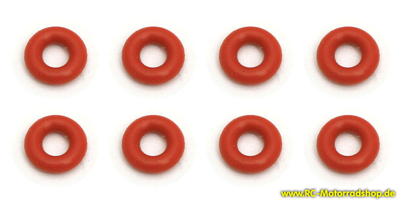 21332: Satz Silikon O-Ringe (8) für Lenkungsdämpfer SB-5 21332