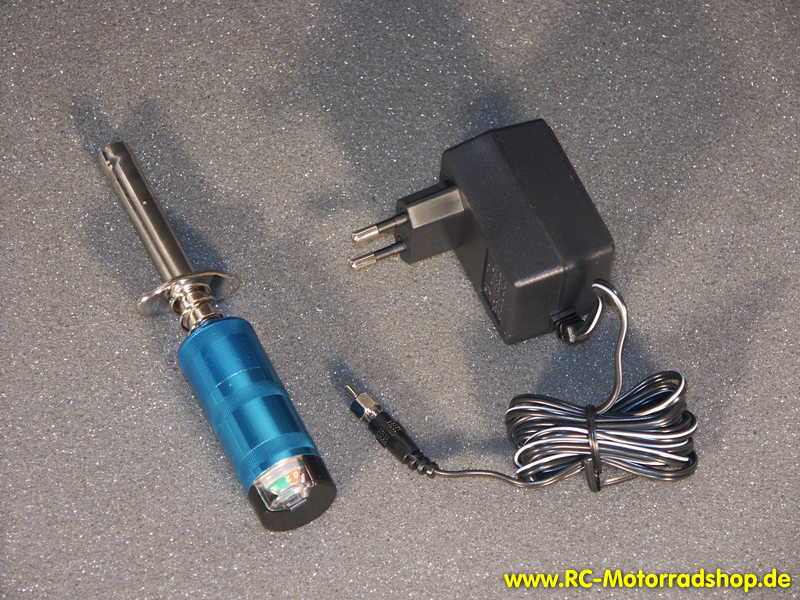 2198-L: Glühkerzenstecker mit NC-Zelle, Anzeige und Ladegerät 2198-L