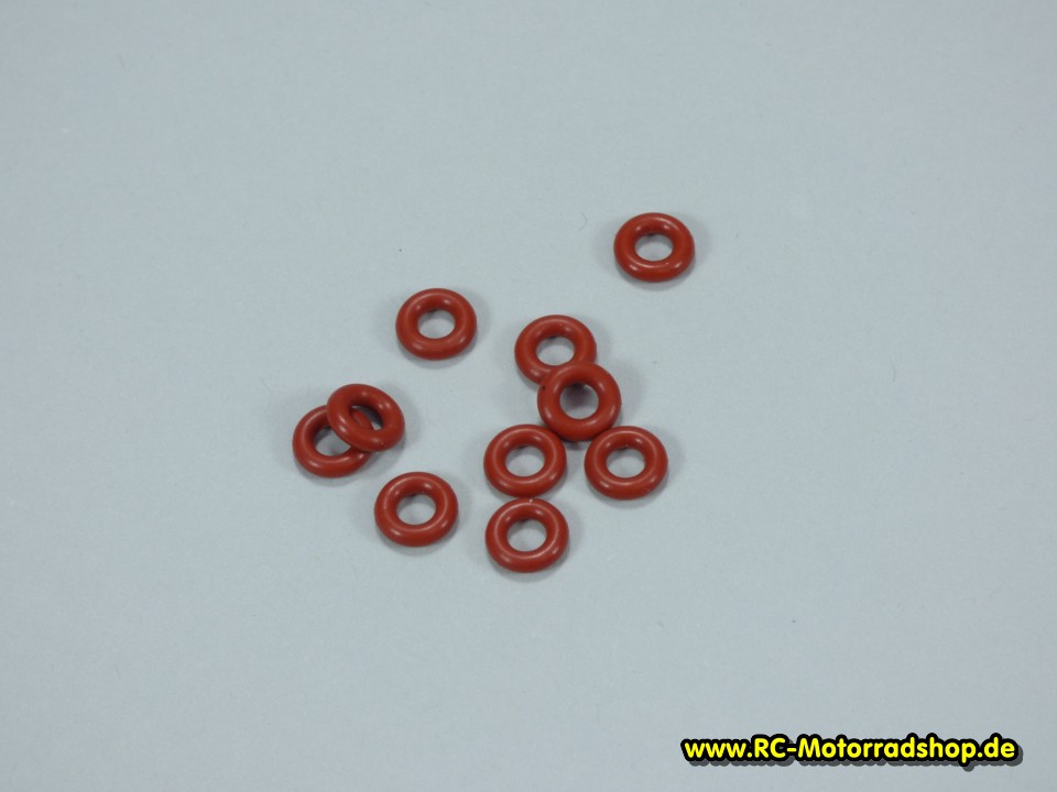 37710000351: O-Ring Silikon (10) 3,5x2, beschichtet, orange 37710000351