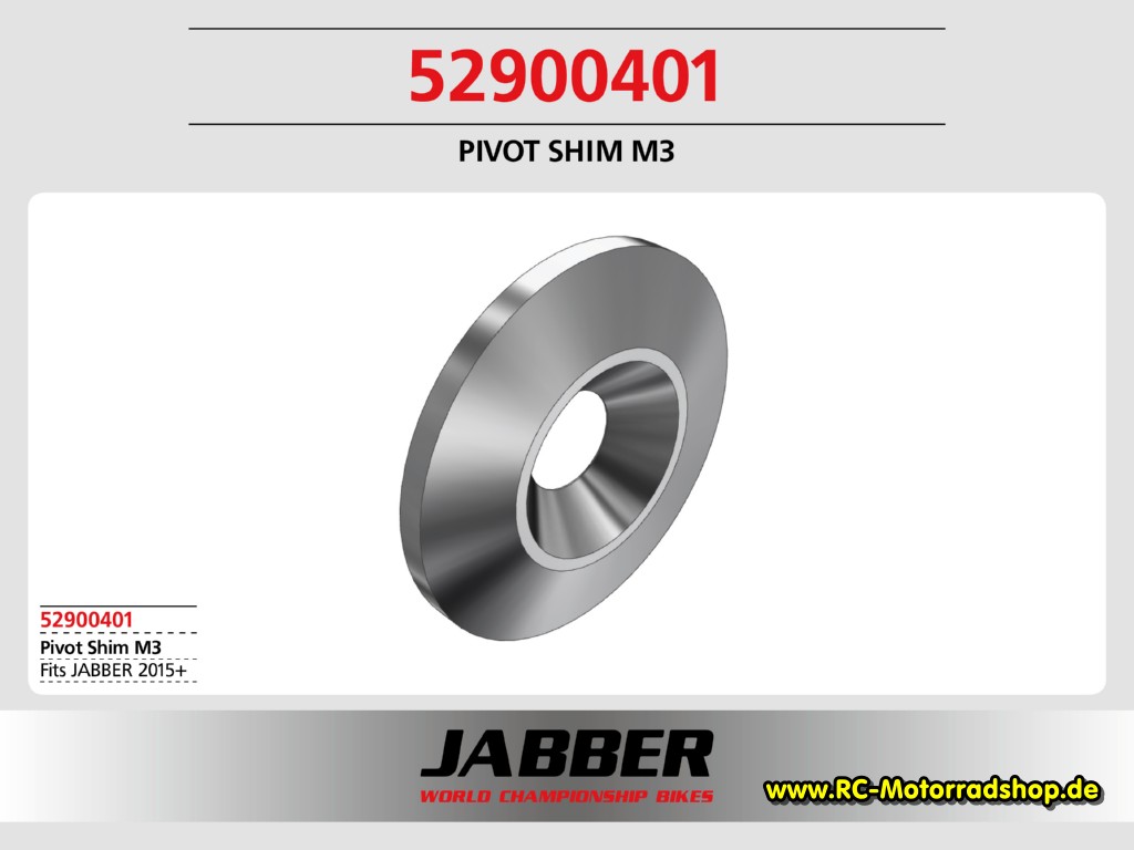 52900401: Scheibe (2) f. Senkkopfschraube M3 52900401