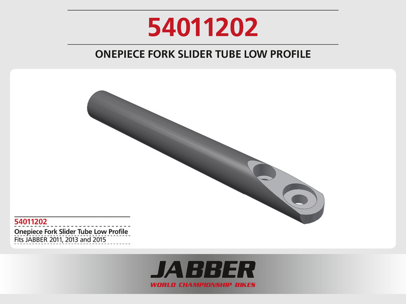 54011202: Onepiece Gabel Tauchrohr (1), kurz JABBER 2015 54011202