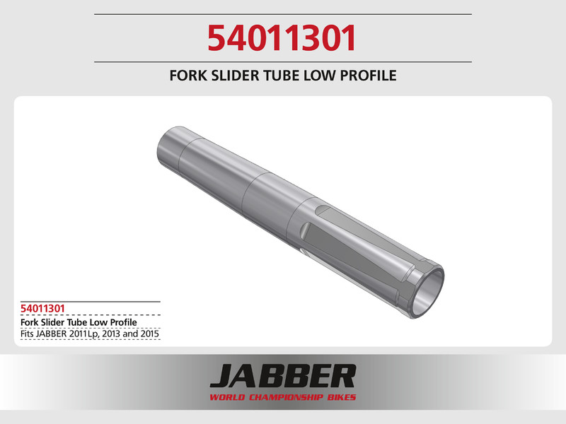 54011301: Gabel Standrohr (1), low profile Alu JABBER 2015 54011301