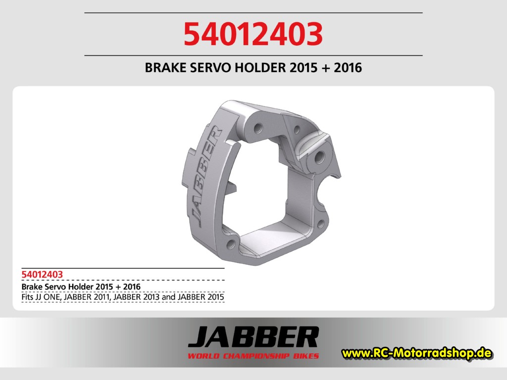 54012403: Bremssattel BFFA 2015+2016, Kunststoff Jabber 54012403