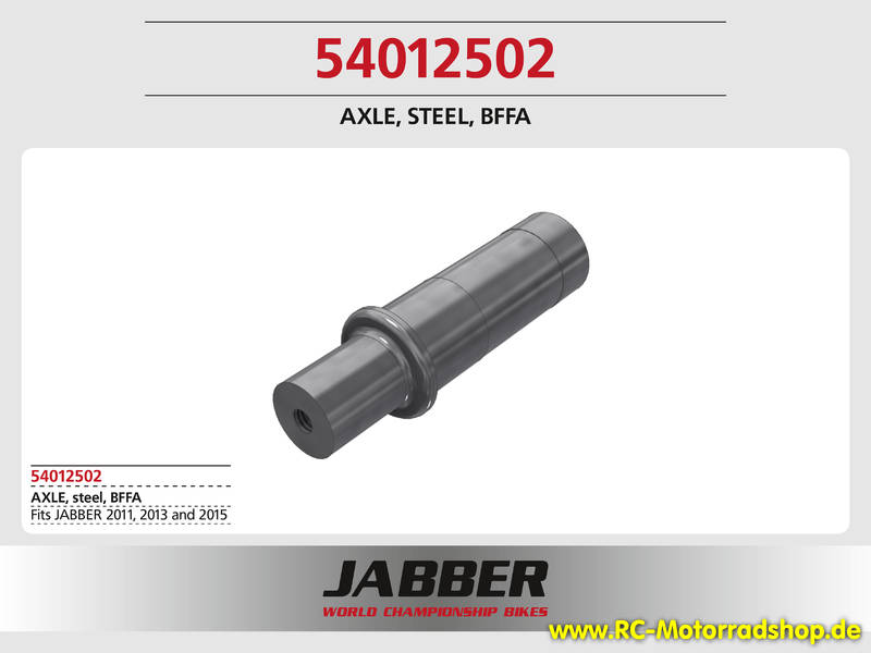 54012502: LIGHTSCALE Vorderachse BFFA, Stahl Jabber 54012502