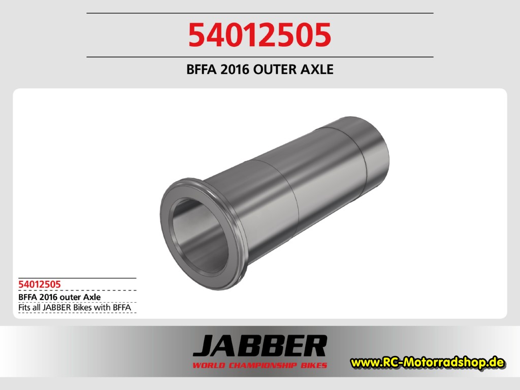 54012505: Vorderachse außen BFFA2016, Stahl Jabber 54012505
