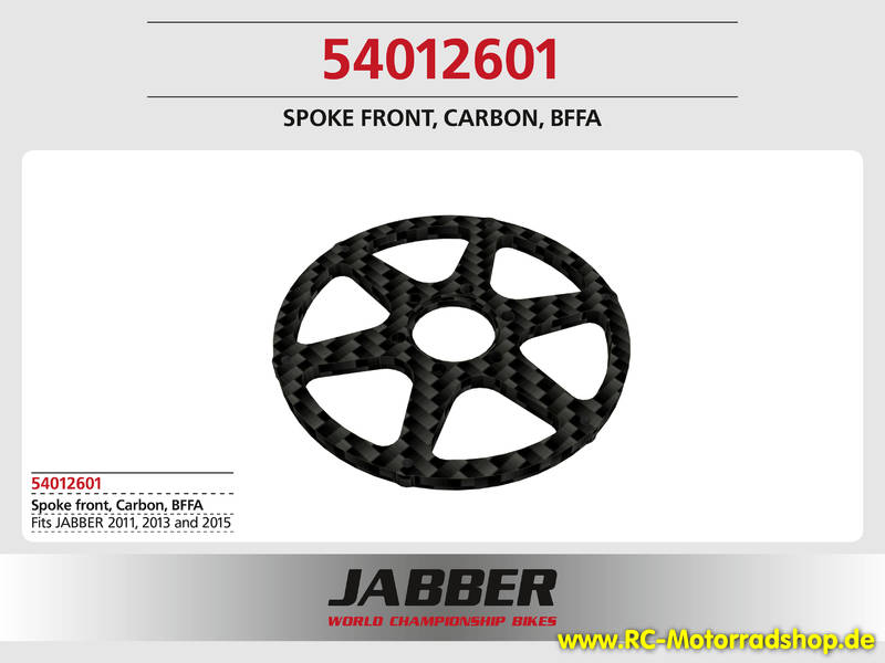 54012601: Felgenstern Front BFFA, CFK Jabber 54012601