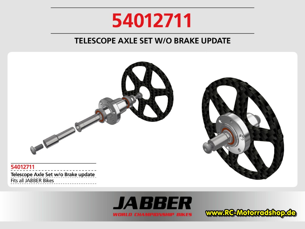 54012711: Teleskop Achse Set 2016, ohne Brems Update 54012711