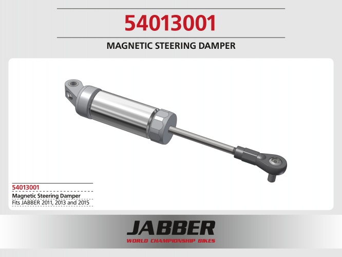 54013001: LIGHTSCALE / JABBER magnetischer Lenkungsdämpfer mit Alugehäuse 54013001