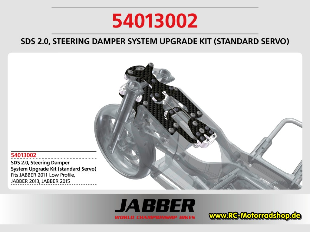 54013002: LIGHTSCALE SDS 2.0 Steering Damper System Upgrade Kit (Standard Servo) 54013002
