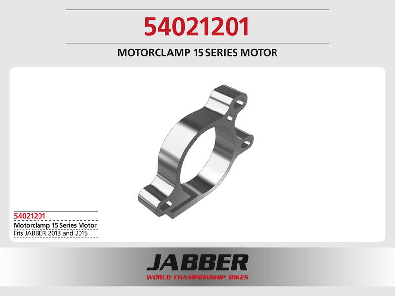 54021201: Motor-Klemmhalter Mini, Alu Jabber 54021201