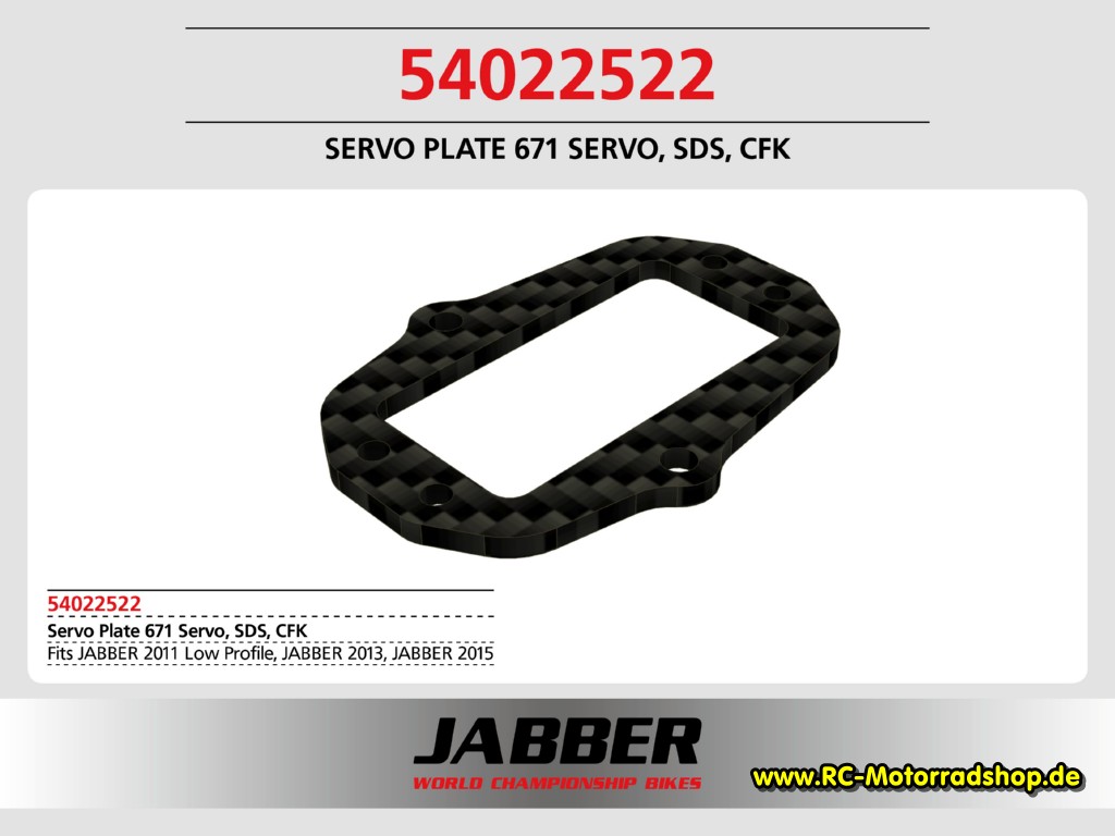54022522: Servoaufnahme Rahmen 671 Servo f. SDS 2.0 54022522
