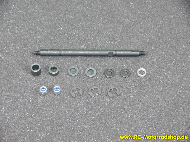 AR-X034: Achse Hinterrad (mech. Kreisel) ARx-540 AR-X034