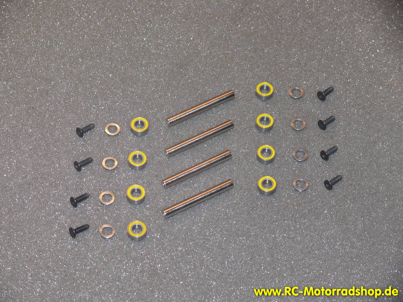 AR-X036: Achsen + Lager für Parallel-Lenker ARx-540 AR-X036