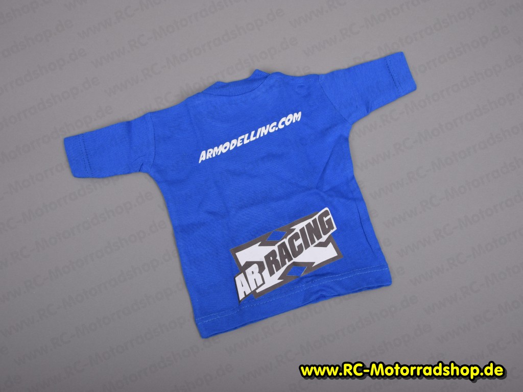 AR-X501-BLU: Cross-Shirt blau für Fahrerpuppe ARX-540 AR-X501-BLU