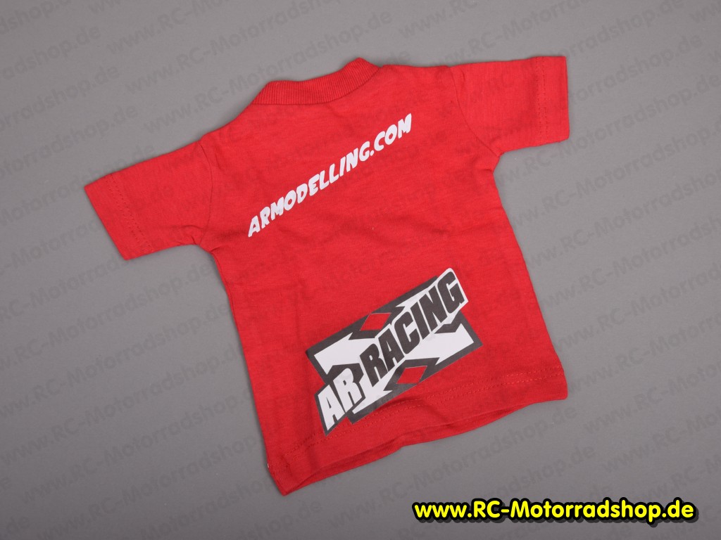 AR-X501-RED: Cross-Shirt rot für Fahrerpuppe ARX-540 AR-X501-RED