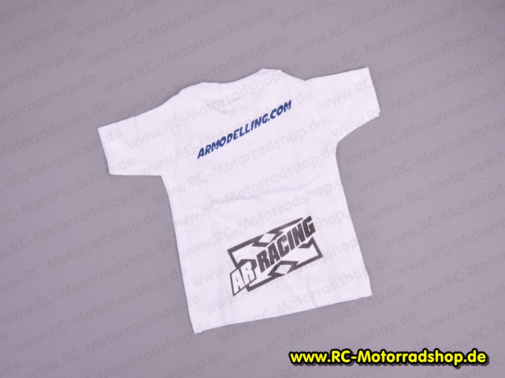 AR-X501-WHT: Cross-Shirt weiß für Fahrerpuppe ARX-540 AR-X501-WHT