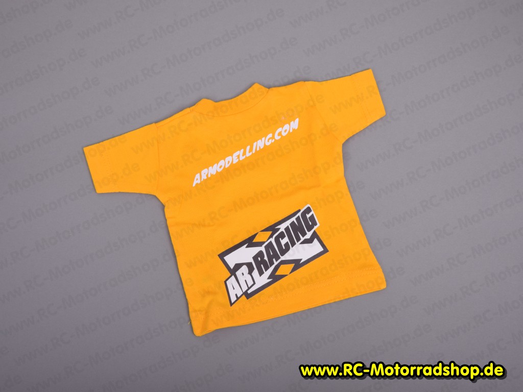 AR-X501-YEL: Cross-Shirt gelb für Fahrerpuppe ARX-540 AR-X501-YEL