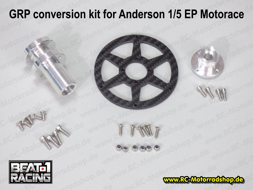 B1R-MR5: Umrüst-Kit für GRP Reifen Anderson 1/5 EP Motorace B1R-MR5