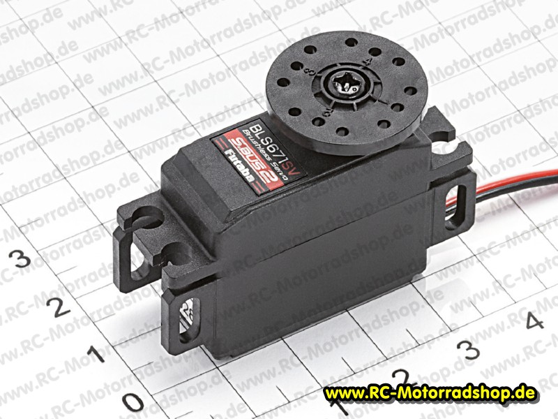 BLS671SV: Futaba Midi Digital S-Bus2 Hochvolt Brushless Servo mit Kugellager und Metallgetriebe BLS671SV