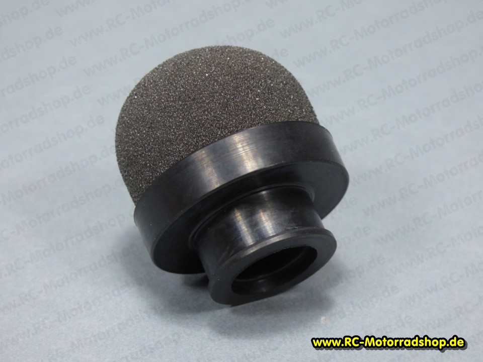 BR1004: Schaumstoff Luftfilter für Anschluss bis ca. Ø15mm BR1004