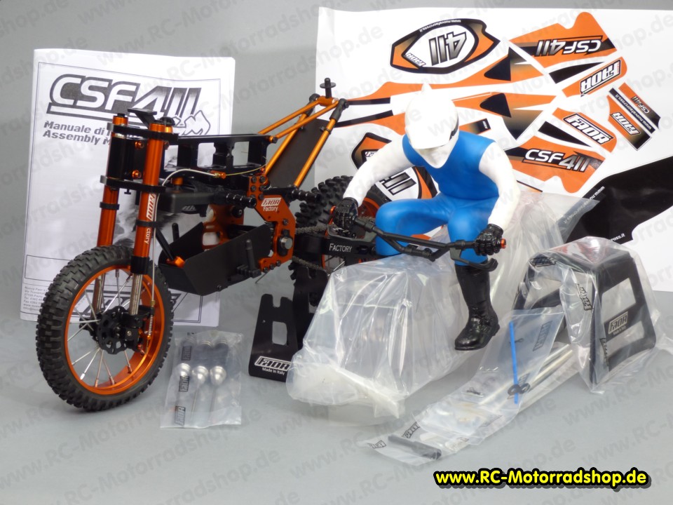 C105: Nuova Faor CSF411 Cross "Factory" - Elektromodell im Maßstab 1:4 C105