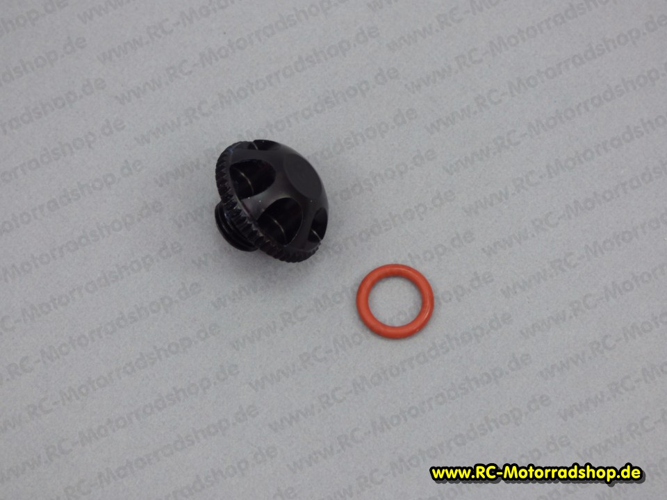C164-F: Tankverschluss-Kappe schwarz (Factory) CSF411 C164-F