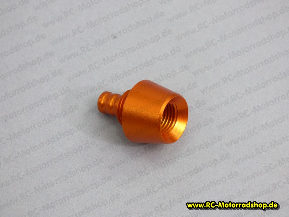 C165-F: Halterung für Benzinschlauch / Tankdeckel orange (Factory) CSF411 C165-F