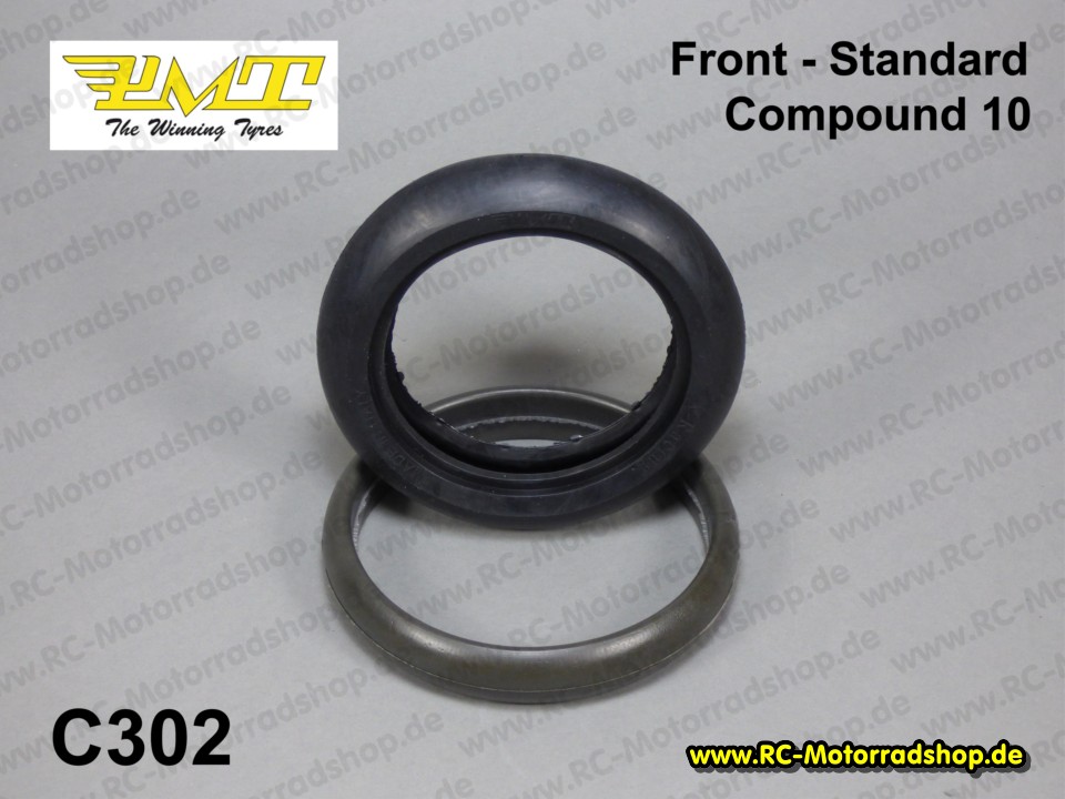 C302: Vorderreifen Supermoto mit Reifeneinlage - Compound 10 (Standard) CSF411 C302