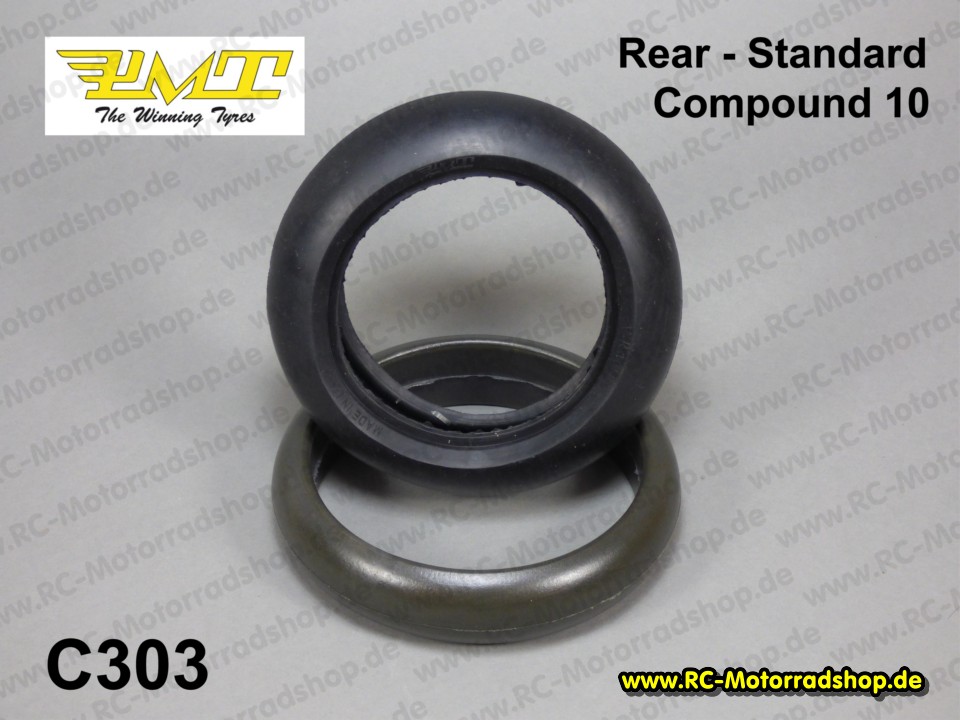 C303: Hinterreifen Supermoto mit Reifeneinlage - Compound 10 (Standard) CSF411 C303