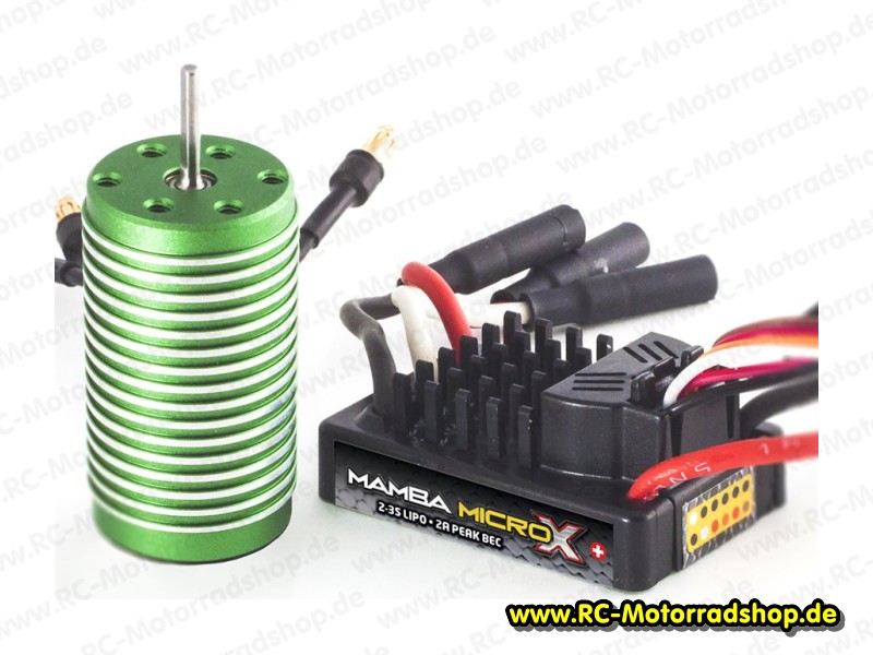 CC-010-0147-03: Brushless-Combo Castle Creations Mamba Micro X + BL Motor 0808 (8200 kV) CC-010-0147-03