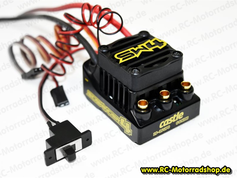 CC-010-0164-00: Castle Creations Sidewinder 4 Brushless ESC waterproof CC-010-0164-00